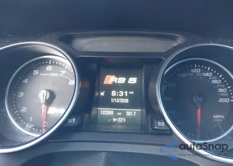 2013 Audi Rs 5 4.2 z USA, uszkodzony, nr VIN WUAC6AFR7DA901716